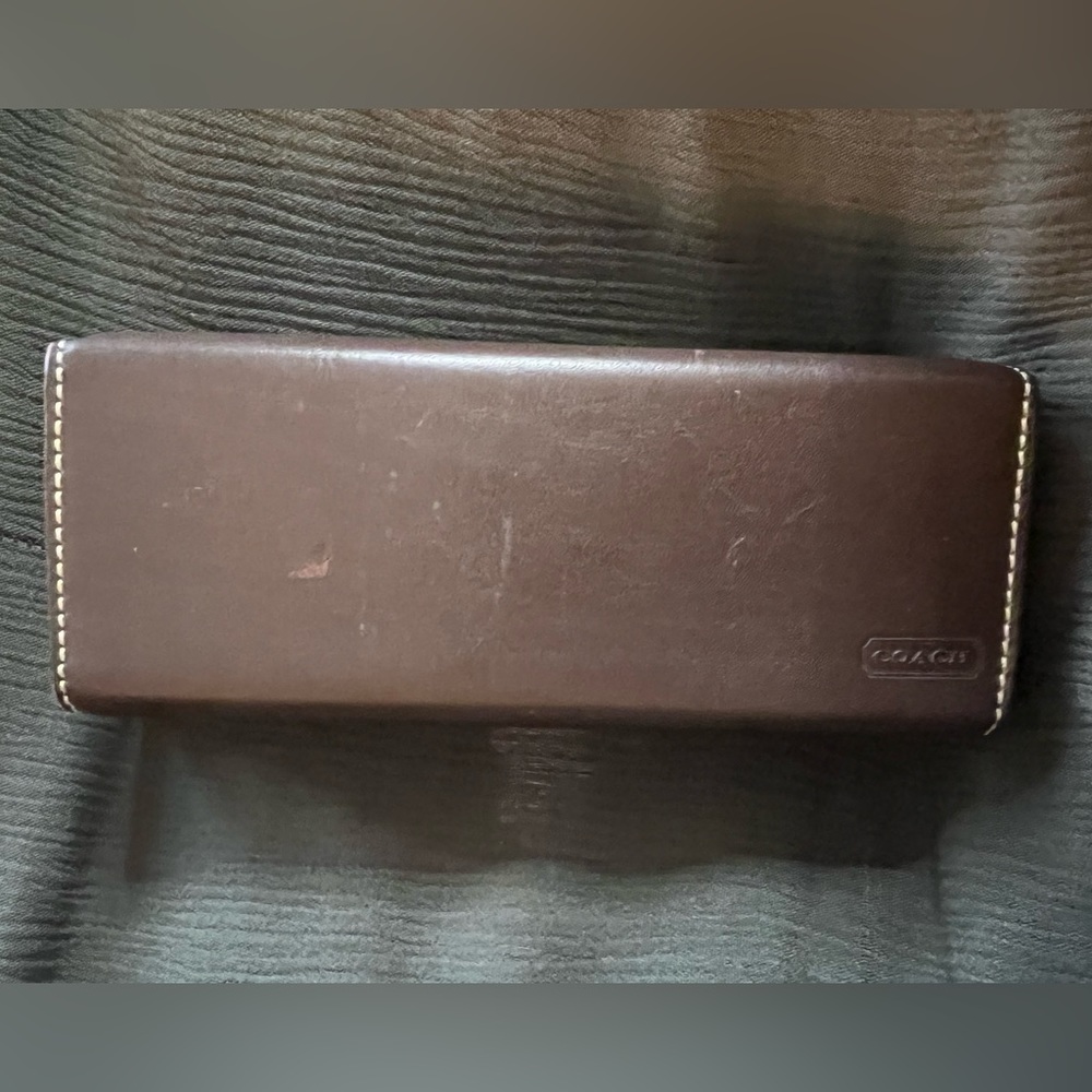 Coach Leather Eyeglass Case